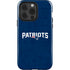 NFL New England Patriots Distressed iPhone 15 Pro Impact Case